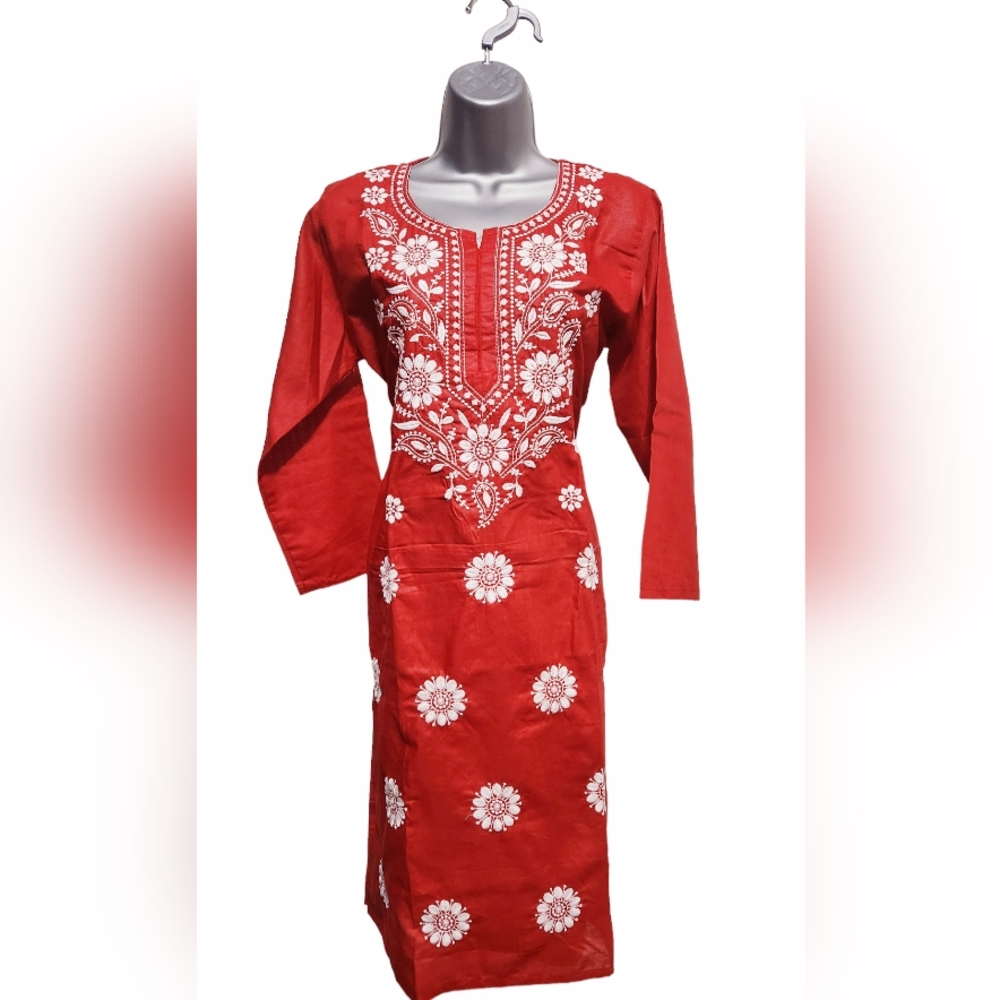 Asta Selections - Hand Embroidered Cotton Kurta